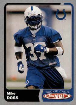 2003 Topps Total - Silver #510 Mike Doss Front