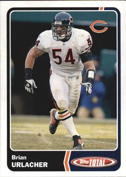 2003 Topps Total - Team Checklists #TC6 Brian Urlacher Front