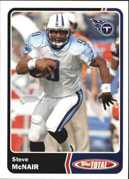 2003 Topps Total - Team Checklists #TC31 Steve McNair Front