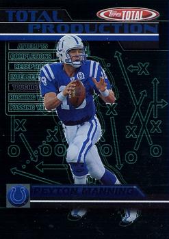 2003 Topps Total - Total Production #TP2 Peyton Manning Front