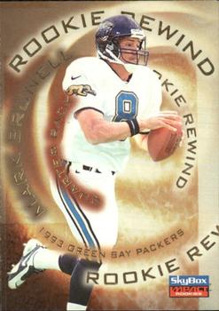 1996 SkyBox Impact Rookies - Rookie Rewind #4 Mark Brunell Front
