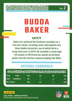 2023 Donruss #2 Budda Baker Back