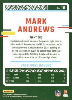 2023 Donruss #19 Mark Andrews Back
