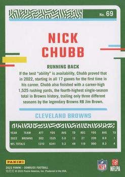 2023 Donruss #69 Nick Chubb Back