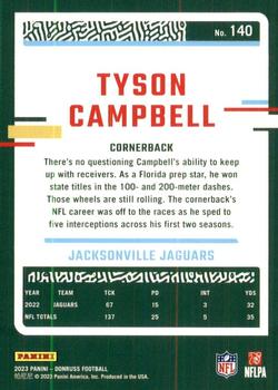 2023 Donruss #140 Tyson Campbell Back