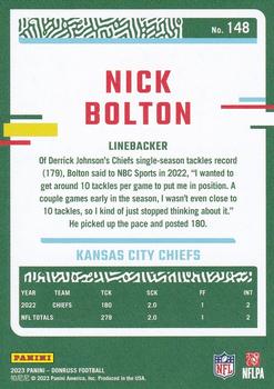 2023 Donruss #148 Nick Bolton Back