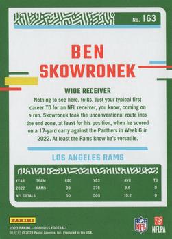 2023 Donruss #163 Ben Skowronek Back