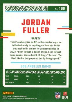 2023 Donruss #166 Jordan Fuller Back