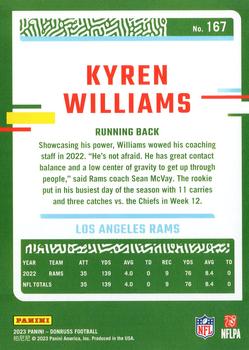 2023 Donruss #167 Kyren Williams Back