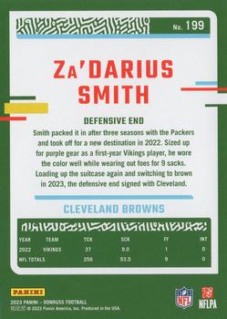 2023 Donruss #199 Za'Darius Smith Back