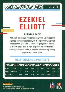 2023 Donruss #201 Ezekiel Elliott Back