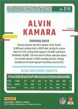 2023 Donruss #210 Alvin Kamara Back