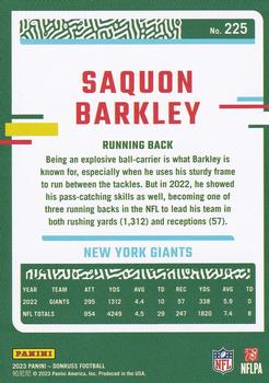 2023 Donruss #225 Saquon Barkley Back
