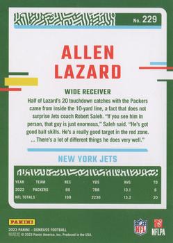 2023 Donruss #229 Allen Lazard Back