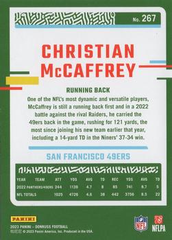 2023 Donruss #267 Christian McCaffrey Back