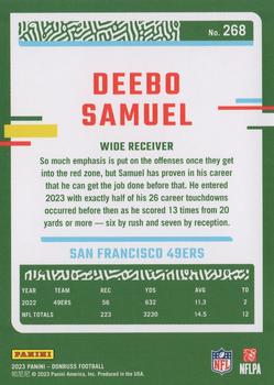 2023 Donruss #268 Deebo Samuel Back