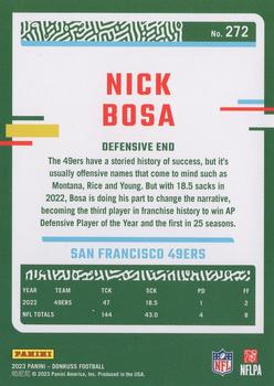 2023 Donruss #272 Nick Bosa Back