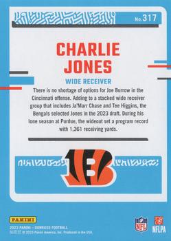 2023 Donruss #317 Charlie Jones Back