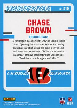 2023 Donruss #318 Chase Brown Back