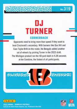 2023 Donruss #319 DJ Turner Back