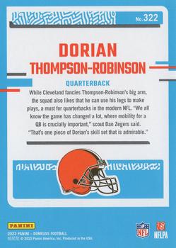 2023 Donruss #322 Dorian Thompson-Robinson Back