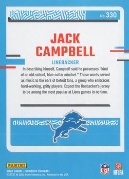 2023 Donruss #330 Jack Campbell Back