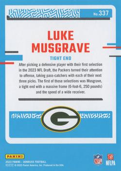 2023 Donruss #337 Luke Musgrave Back
