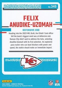 2023 Donruss #349 Felix Anudike-Uzomah Back