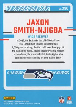 2023 Donruss #390 Jaxon Smith-Njigba Back