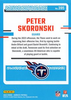 2023 Donruss #395 Peter Skoronski Back