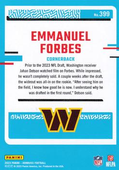 2023 Donruss #399 Emmanuel Forbes Back