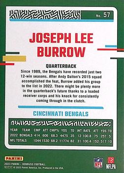 2023 Donruss #57 Joe Burrow Back