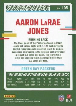 2023 Donruss #105 Aaron Jones Back