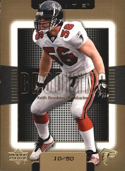 2003 Upper Deck Finite - Gold #44 Keith Brooking Front