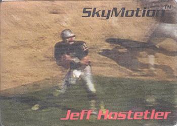 1996 SkyBox SkyMotion #SM24 Jeff Hostetler Front