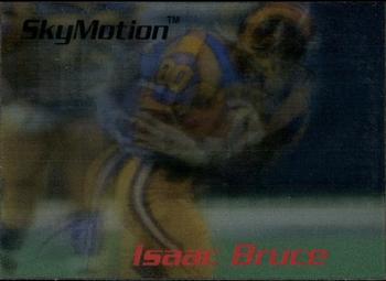 1996 SkyBox SkyMotion #SM6 Isaac Bruce Front