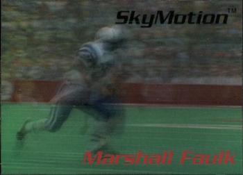 1996 SkyBox SkyMotion #SM16 Marshall Faulk Front