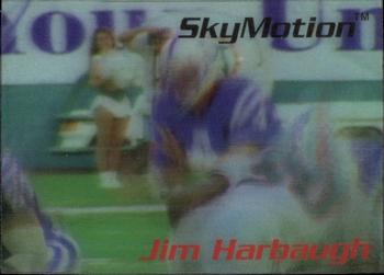 1996 SkyBox SkyMotion #SM22 Jim Harbaugh Front