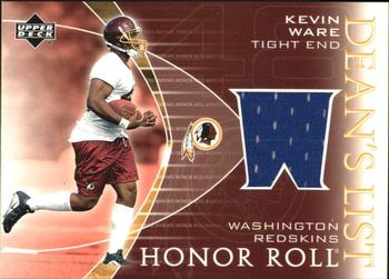 2003 Upper Deck Honor Roll - Dean's List #DL-KW Kevin Ware Front