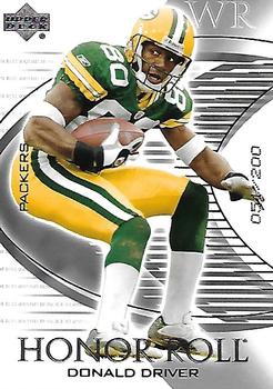 2003 Upper Deck Honor Roll - Silver #91 Donald Driver Front