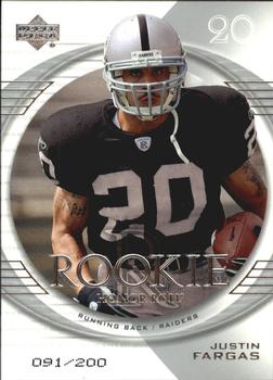 2003 Upper Deck Honor Roll - Silver #162 Justin Fargas Front