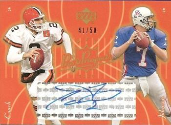 2003 Upper Deck Pros & Prospects - Gold #136 Tim Couch / Jason Johnson Front