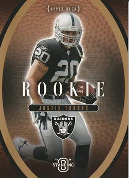 2003 Upper Deck Standing O - Rookies #18 Justin Fargas Front