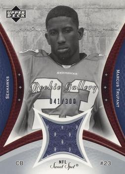 2003 Upper Deck Sweet Spot - Rookie Gallery Jersey #RG-MT Marcus Trufant Front