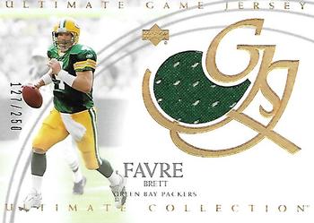 2003 Upper Deck Ultimate Collection - Ultimate Game Jerseys #UJBF Brett Favre Front