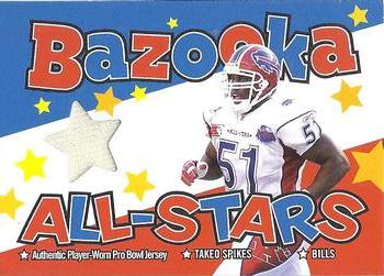 2004 Bazooka - All-Stars Jerseys #BAS-TS Takeo Spikes Front