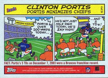 2004 Bazooka - Comics #4 Clinton Portis Front