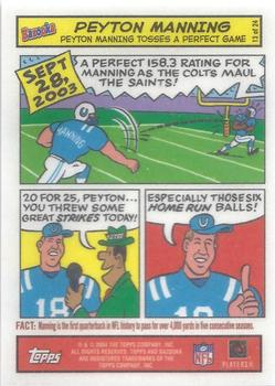 2004 Bazooka - Comics #13 Peyton Manning Front