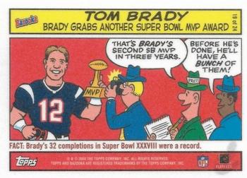 2004 Bazooka - Comics #19 Tom Brady Front