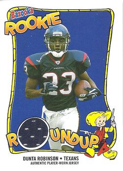 2004 Bazooka - Rookie Roundup Jerseys #RR-DR Dunta Robinson Front